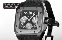 Cartier Santos 100 XL Ttanium Chronographe W2020005 Montre Réplique