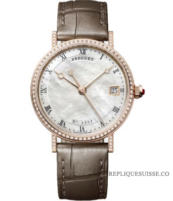 Breguet Classique Or Rose 18K Diamants 9068BR/52/976/DD00