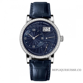 A. Lange & Sohne Kleine Lange 1 20e anniversaire Platinum Black 811.063 Montre Réplique