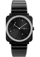 Copie de Bell & Ross Instruments BR-S Quartz Noir Diamant Aigle Montre BRS-EBL-CE-LGD/SCE