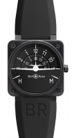 Bell & Ross BR 01 TURN COORDINATOR Flight Intruments des hommes Montre Réplique