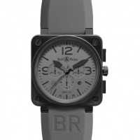 Bell & Ross BR 01-94 COMMANDO gris 46mm des hommes Montre Réplique