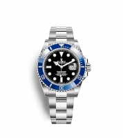 Rolex Submariner Date Or blanc 18 ct Lunette Cerachrom Bleue