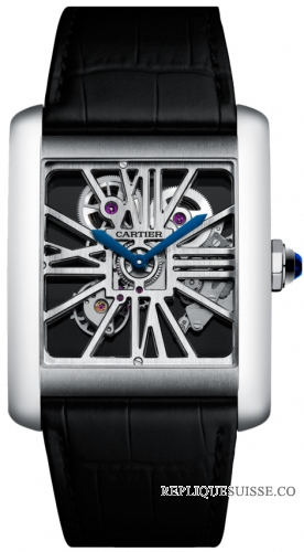 Cartier Tank MC Skeleton Palladium W5310040 Montre Réplique