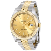 Réplique Rolex Datejust 126333 Champagne Dial acier et Or jaune 18 K Jubileo