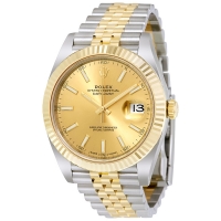 Réplique Rolex Datejust 126333 Champagne Dial acier et Or jaune 18 K Jubileo