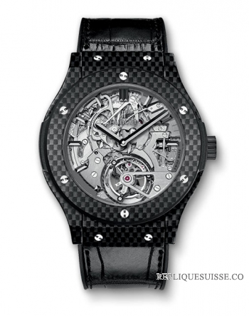 Hublot Classic Fusion Tourbillon Cathedral Minute Repeater Carbon 504.QX.0110.LR