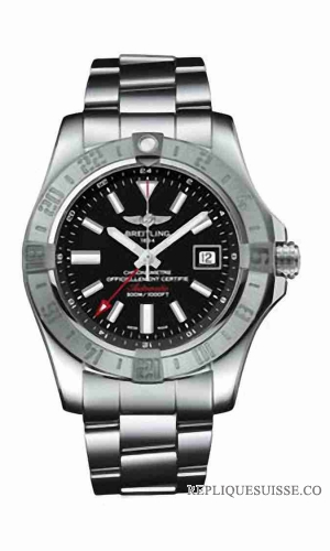 Breitling Avenger II GMT Inoxydable acier Bracelet A3239011 Montre Réplique