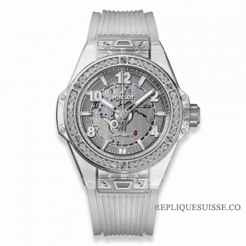 Copie Montre Hublot Big Bang One Saphir Diamants 39mm 465.JX.4802.RT.1204