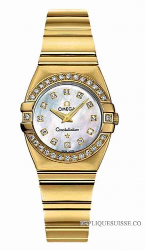 Omega Constellation Double Eagle Regular Quartz 1189.75.00 Ladie Montre Réplique