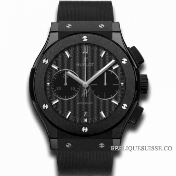 Copie Montre Chronographe Hublot Black Magic 45mm Classic Fusion Ceramique 521.CM.1771.RX