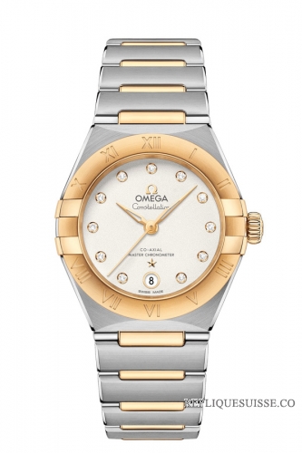 OMEGA Constellation Acier or jaune Anti-magnetique 131.20.29.20.52.002