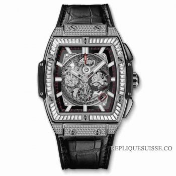 Copie Montre Hublot Spirit Of Big Bang Bijoux en titane 601.NX.0173.LR.0904