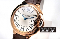 Cartier Ballon Bleu Rose Or Dames W6900256 Montre Réplique