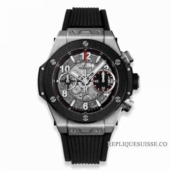 Copie Montre Hublot Big Bang Unico Titanium Ceramique 42mm 441.NM.1170.RX