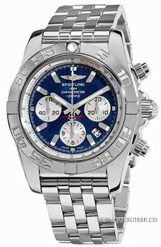 Breitling Chronomat B01 bleu Chronographe Dial Hommes AB01 Montre Réplique