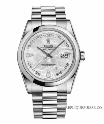 Rolex Day Date Platinum Meteorite cadran 118206 MTDP