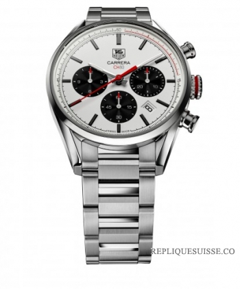 TAG Heuer Carrera Calibre CH 80 Chronographe 41mm Acier CBA2111.BA0723 Montre Réplique