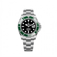 Rolex Submariner Date Oystersteel Green Cerachrom Lunette 41mm