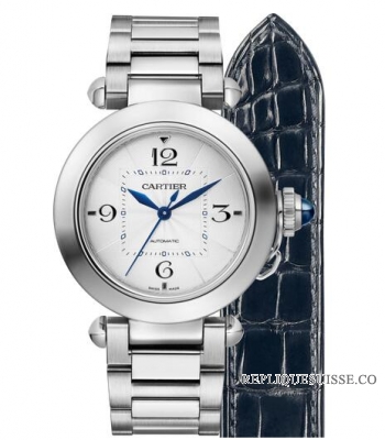 Cartier Pasha de Cartier 35mm Acier Inoxydable WSPA0013