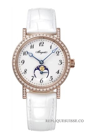 Copie Montre Breguet Classique Automatique Moonphase 30mm Femme 9088BR/29/964/DD0D