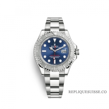 Rolex Yacht-Master 40 Oystersteel platine M126622-0002 cadran bleu