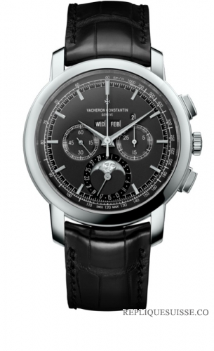 Copie Montre Calendrier perpetuel Vacheron Constantin Traditionnelle chronographe Reference 5000T/000P-B048