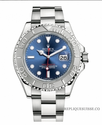 Rolex Yacht-Master Acier inoxydable Bleu Sunray cadran 116622 BL