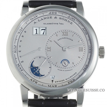 A. Lange & Sohne Lange 1 Tourbillon Calendrier perpetuel 720.025 Montre Réplique