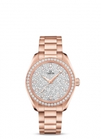 Copie Montre OMEGA De Ville Acier Diamants 428.17.36.60.05.001