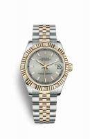 Copie Montre Rolex Datejust 31 Jaune Rolesor Oystersteel or jaune 18 ct 178313 Argent Cadran m178313-0013