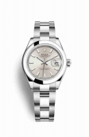 Copie Montre Rolex Datejust 28 Oystersteel Argent Cadran m279160-0006