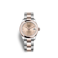 Rolex Datejust 31 Oystersteel or Everose 18 ct M278241-0005 Rose cadran couleur