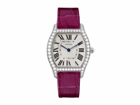 Cartier Tortue Argenteed Flinque Cadran montre Réplique Femme WA501009