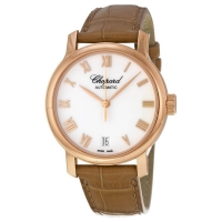 Chopard Classic Cadran blanc 18kt Or rose Automatique montres pour dames 124200-5001