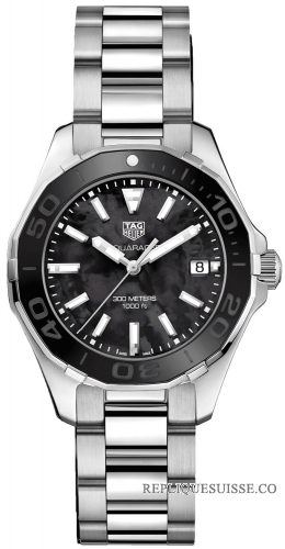 Copie Montre Tag Heuer Aquaracer Noir Mere de Pearl Cadran Mesdames WAY131K.BA0748