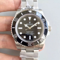 Réplique Rolex Submariner No Date Stainless acier noir Dial 114060