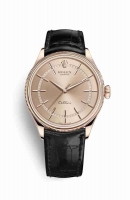 Copie Montre Rolex Cellini Time 18 ct Everose or 50505 cadran rose m50505-0013