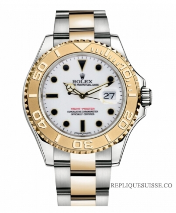 Rolex Yacht-Master Acier inoxydable et Or jaune blanc cadran 16623 W