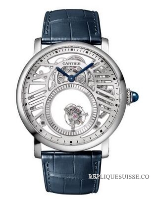 Cartier Rotonde de Cartier Mysterieuse Double Tourbillon WHRO0039 Montres Copie