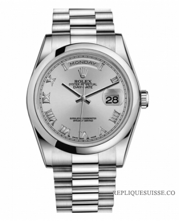 Rolex Day Date Platinum Rhodium cadran 118206 GRP