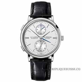 A. Lange & Sohne Saxonia Dual Time 386.026 Montre Réplique