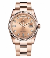 Rolex Day Date Rose Or Rose champagne cadran 118235 CHDO