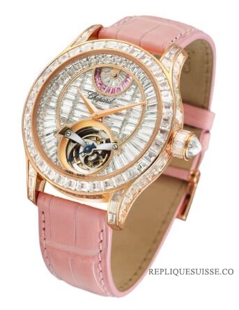 Copie Montre Chopard Ladys Diamond Tourbillon Edition Limitee 171914-5001