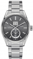 TAG Heuer Réplique Carrera Calibre 8 GMT gris Dial Acier inoxydable WAR5012.BA0723