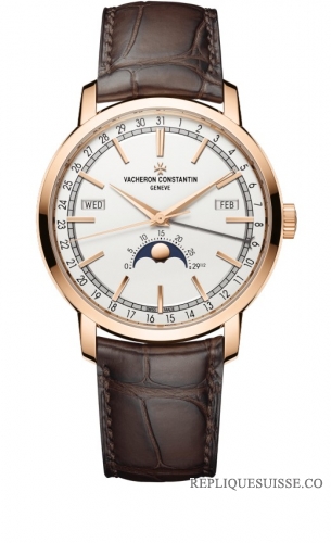 Copie Montre Vacheron Constantin Traditionnelle calendrier complet Reference 4010T/000R-B344