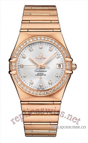 Omega Constellation Gents Chronometer Automatique 111.55.36.20.52. Montre Réplique