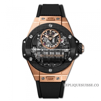 Réplique Reserve de marche Hublot Big Bang MP-11 14 jours King Gold 3D Carbon