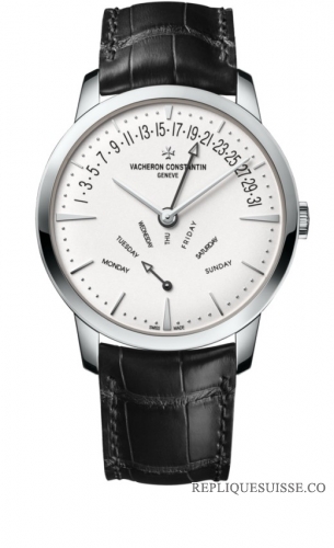 Copie Montre Vacheron Constantin Patrimony retrograde jour-date Reference 4000U/000G-B112