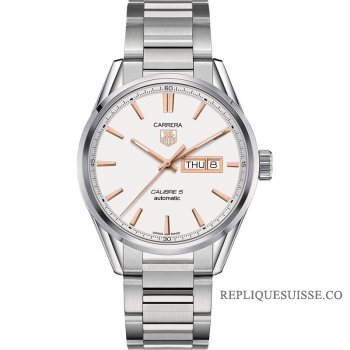 TAG Heuer Carrera Calibre 5 Day-Date Automatique 41 mm WAR201D.BA0723